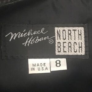 Vintage Michael Hoban Leather Skirt